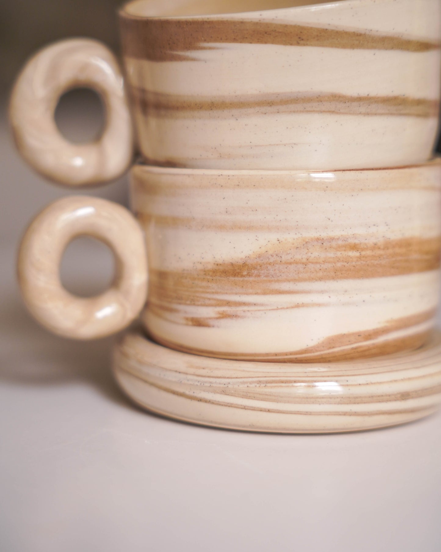 London Fog Swirl Cappuccino Set