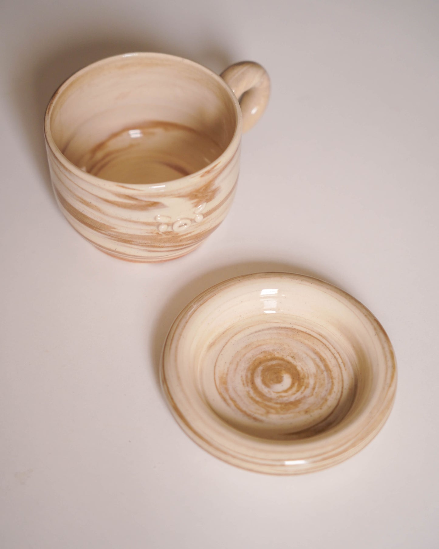London Fog Swirl Cappuccino Set