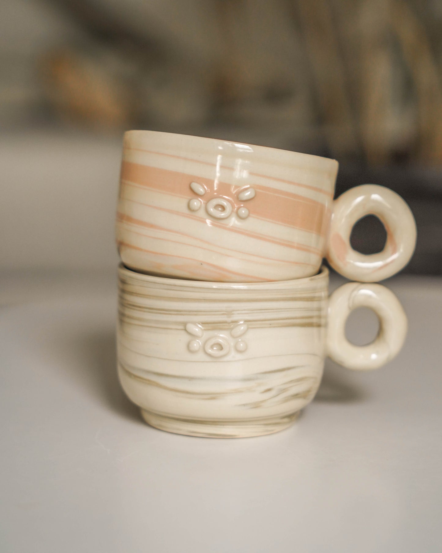 Cream Swirl Cappuccino Mug