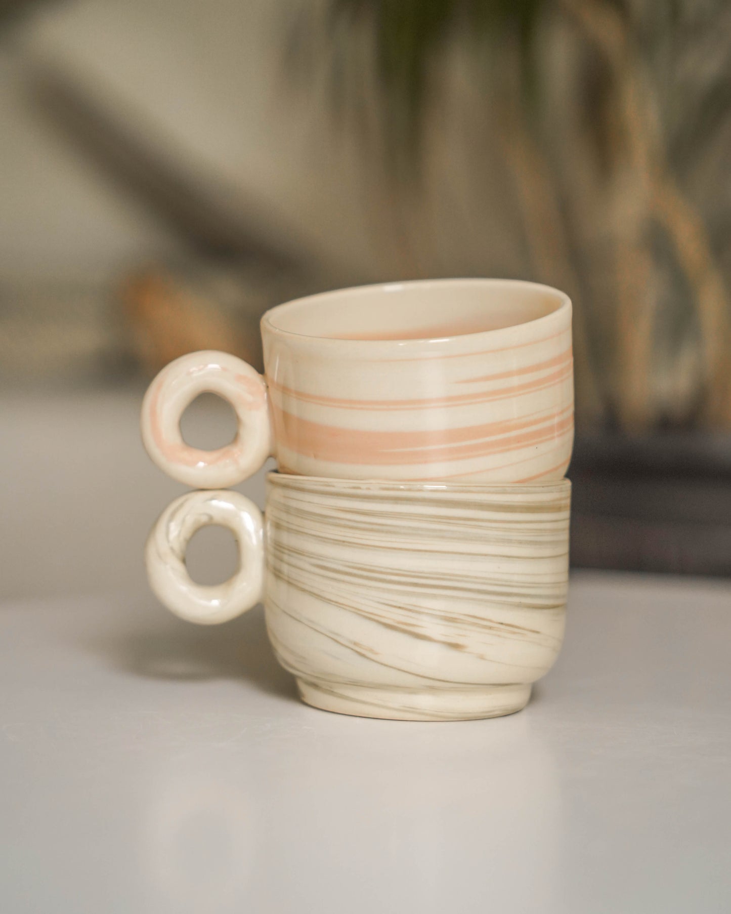 Cream Swirl Cappuccino Mug