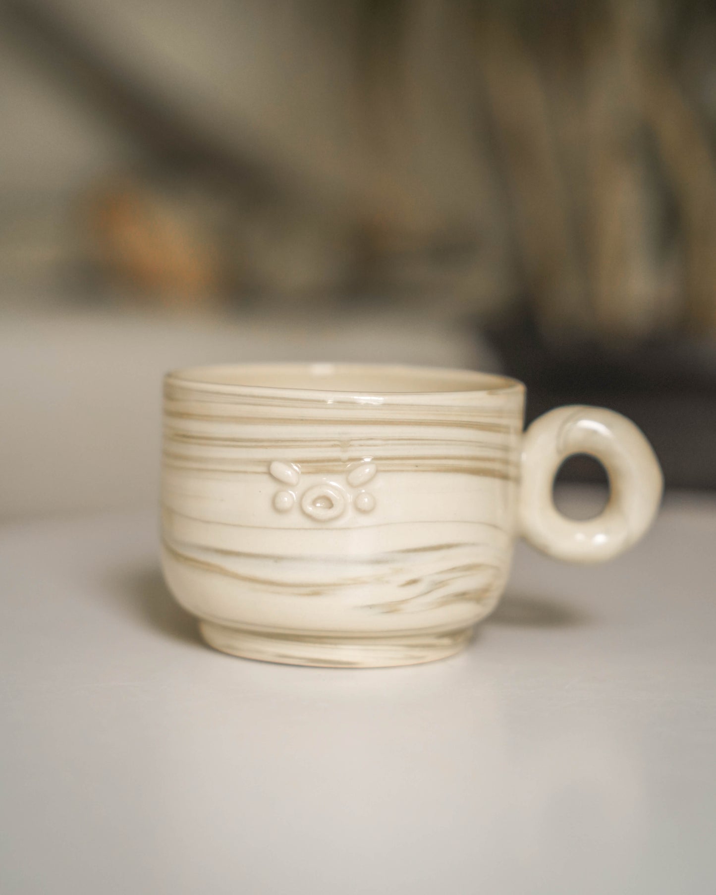 Cream Swirl Cappuccino Mug