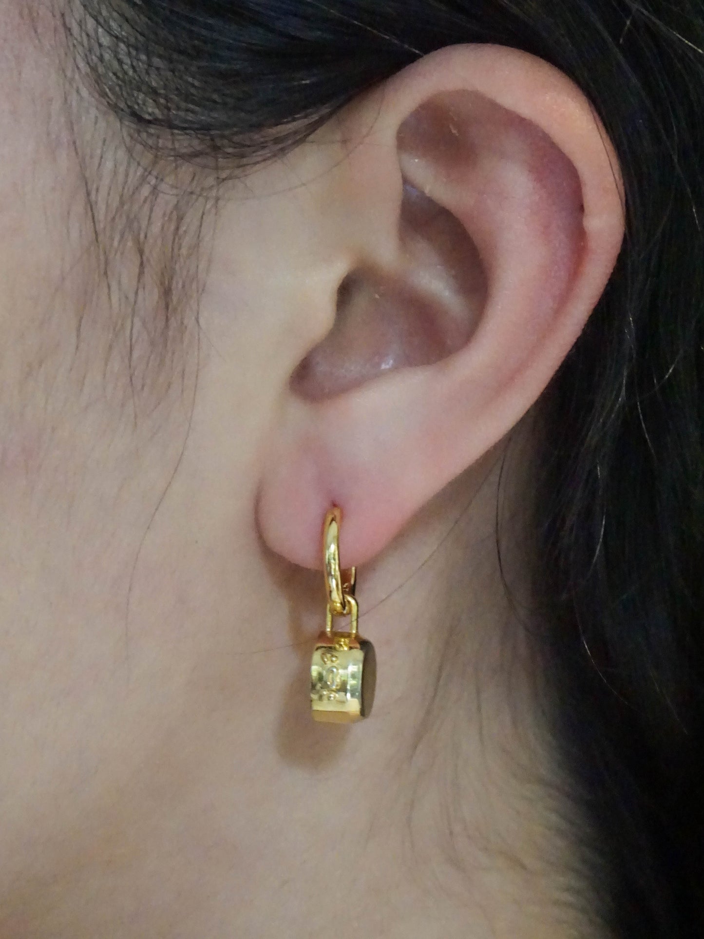 Gold Coffee Mug Charm