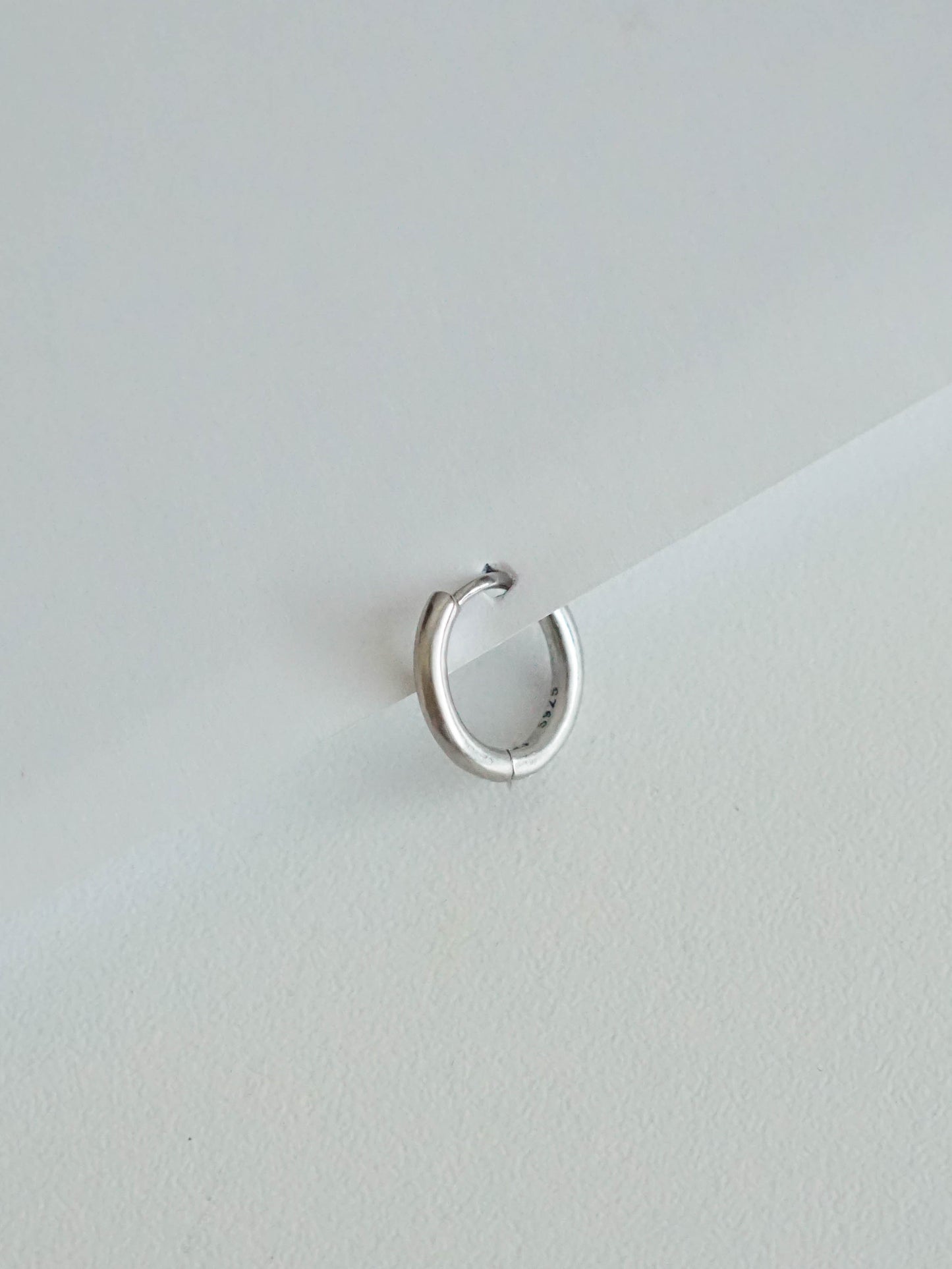 Silver Hoops (pair)