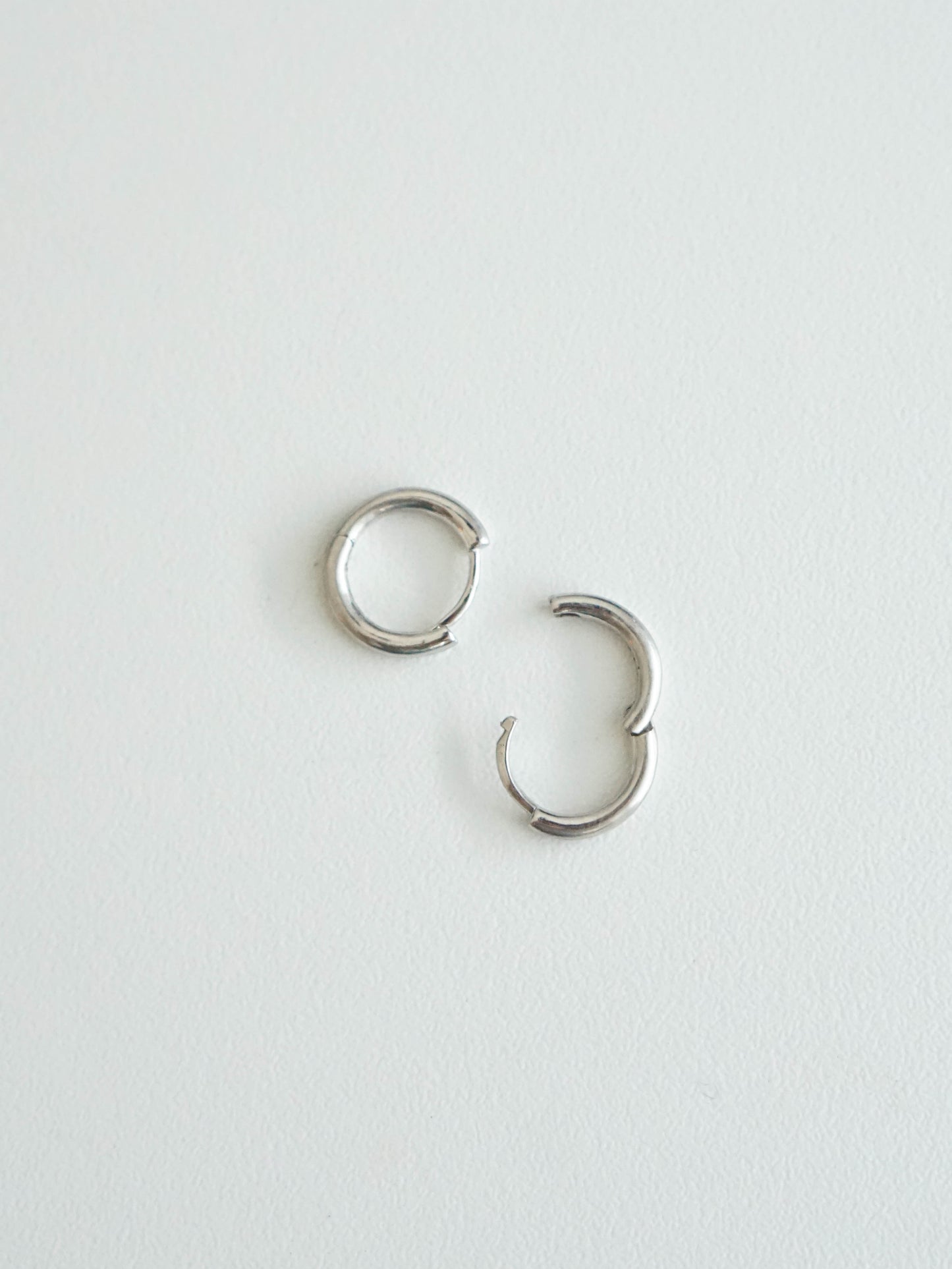 Silver Hoops (pair)