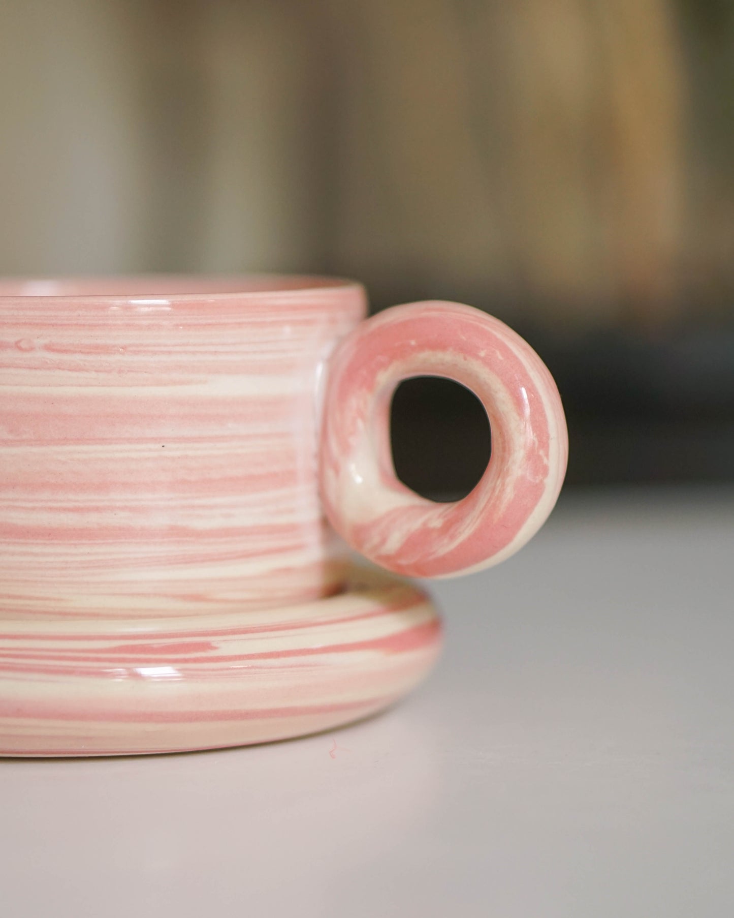 Strawberry Swirl Cappuccino Set