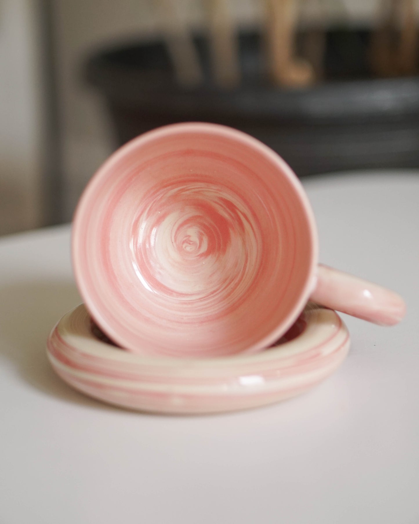 Strawberry Swirl Cappuccino Set