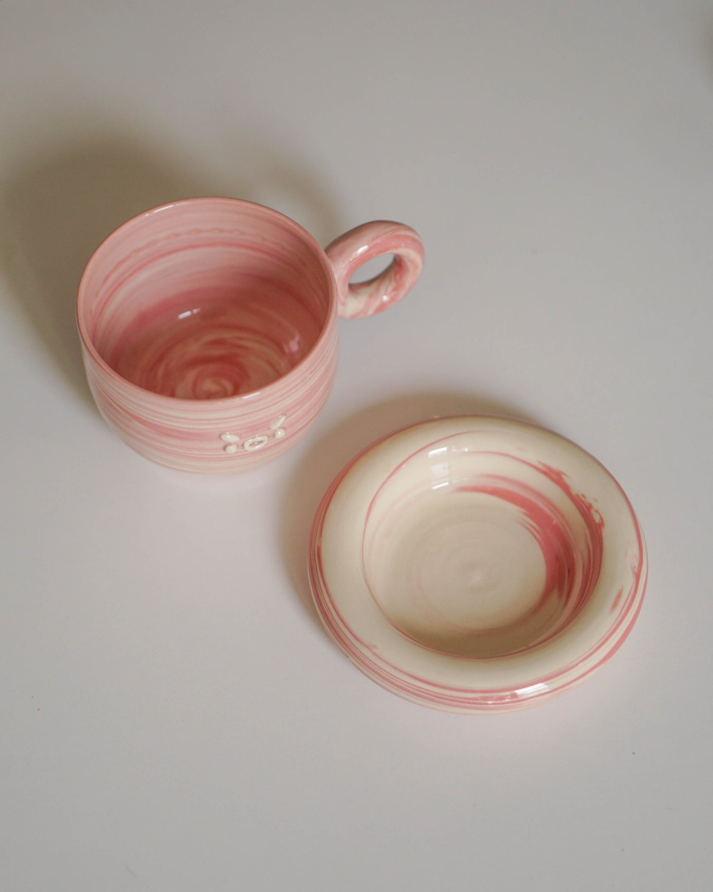 Strawberry Swirl Cappuccino Set