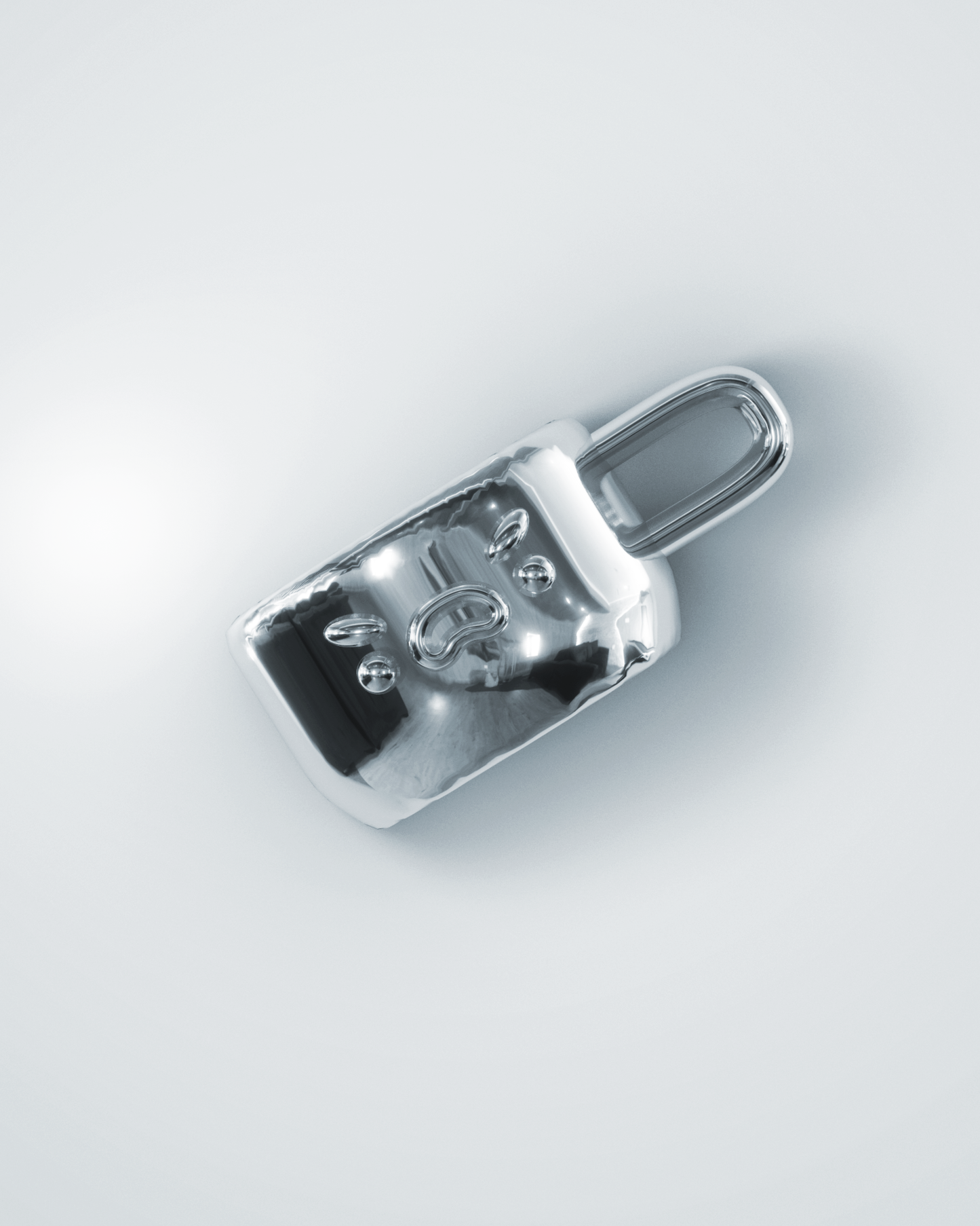Silver Coffee Mug Charm