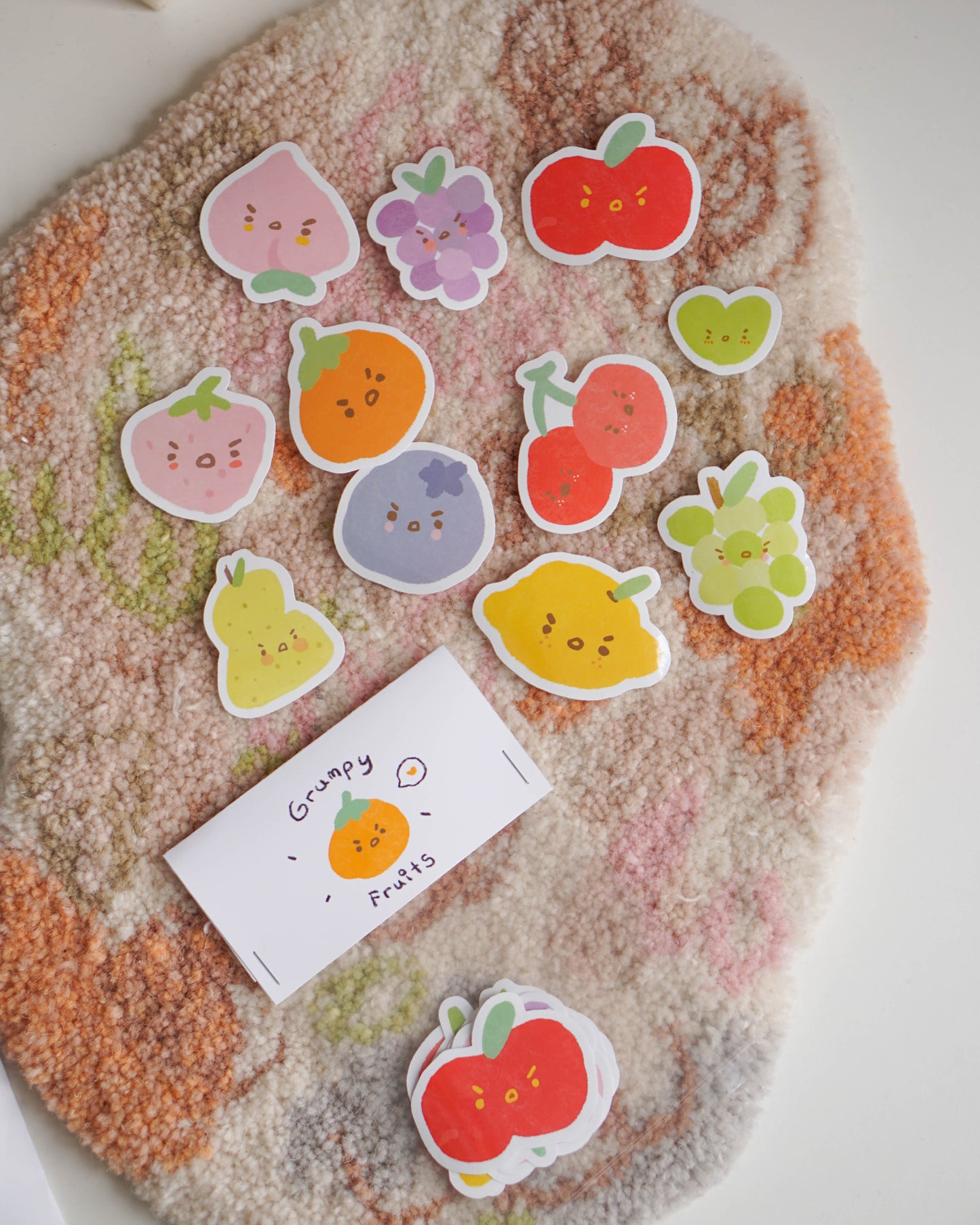 Grumpy Fruit Sticker Pack