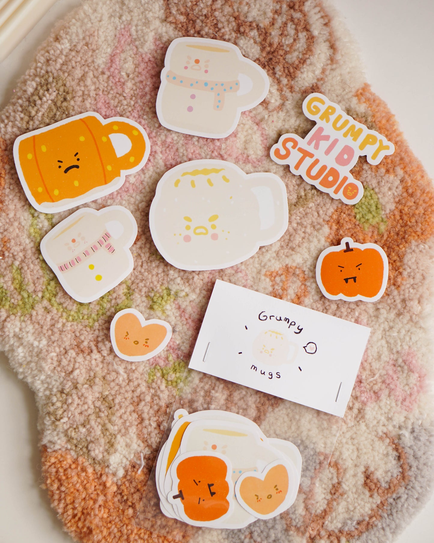 Grumpy Mug Sticker Pack 2