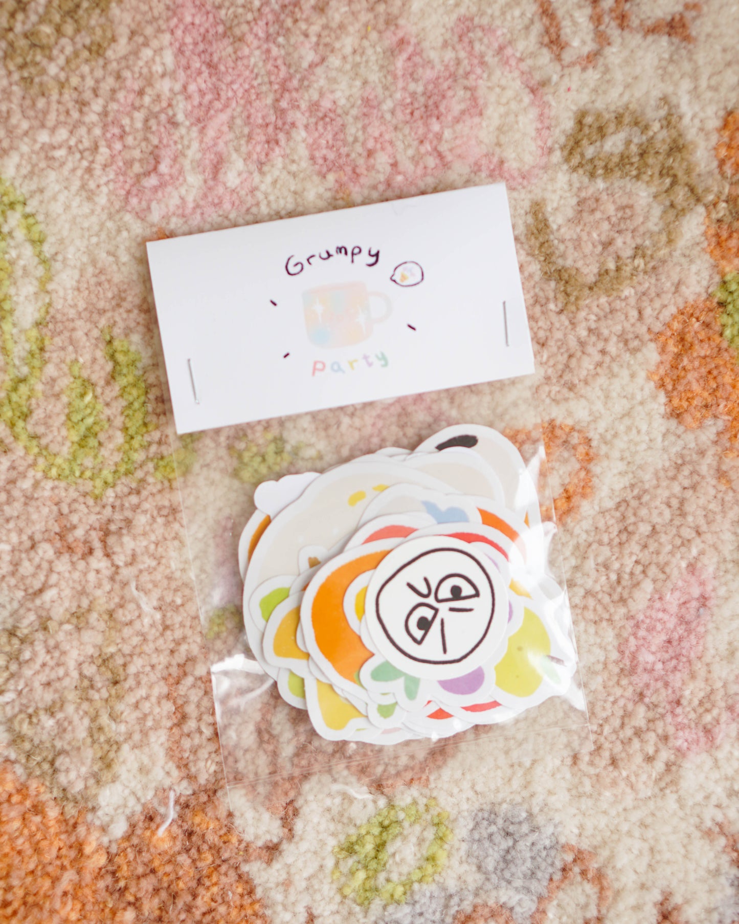 Grumpy Party Sticker Pack