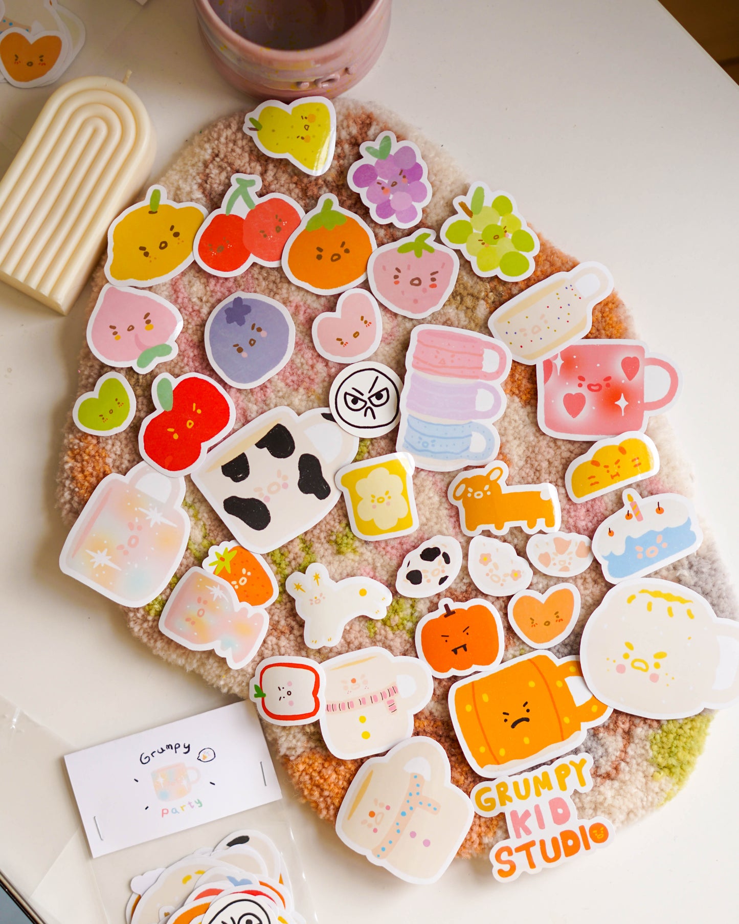 Grumpy Party Sticker Pack