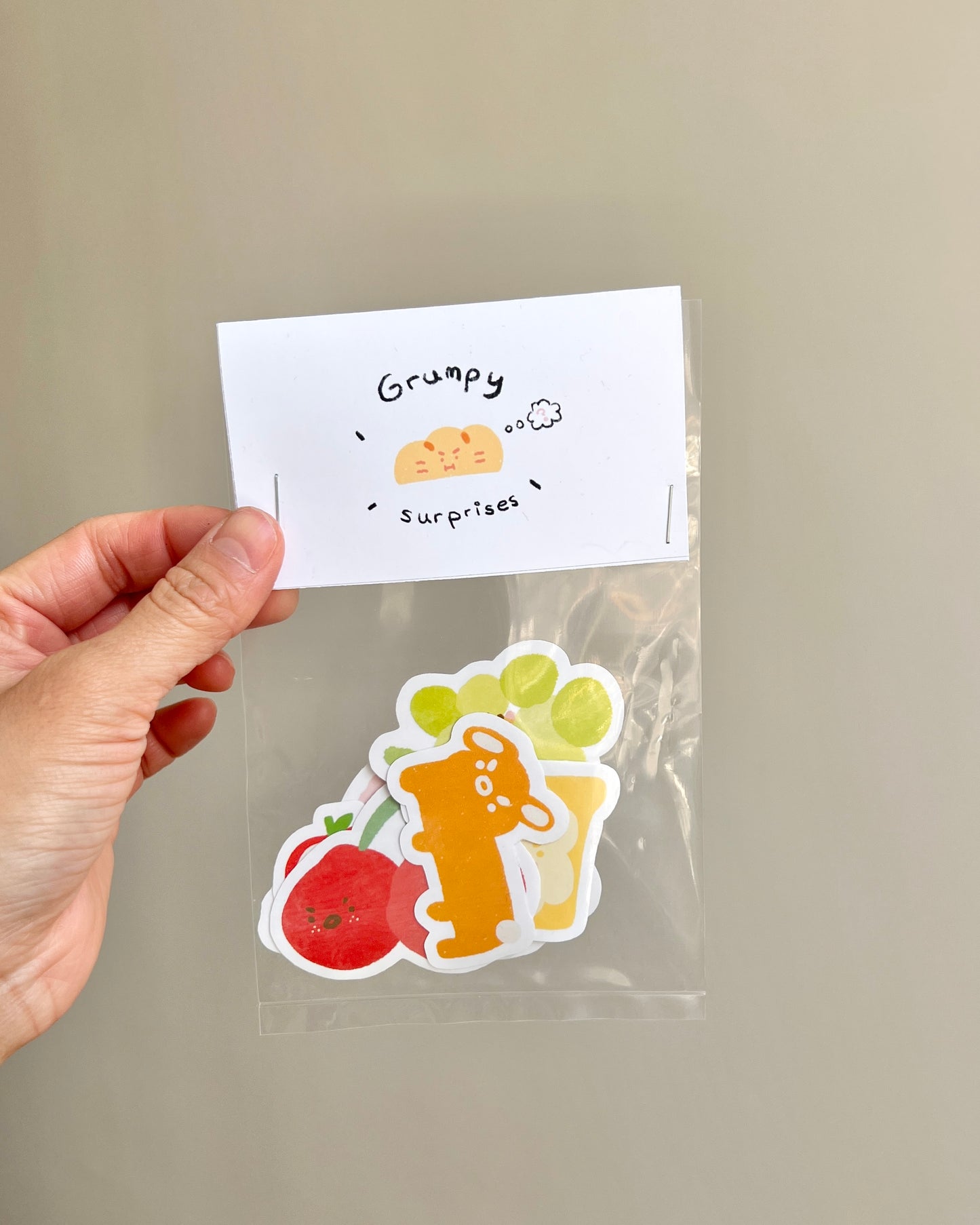 Grumpy Surprise Sticker Pack