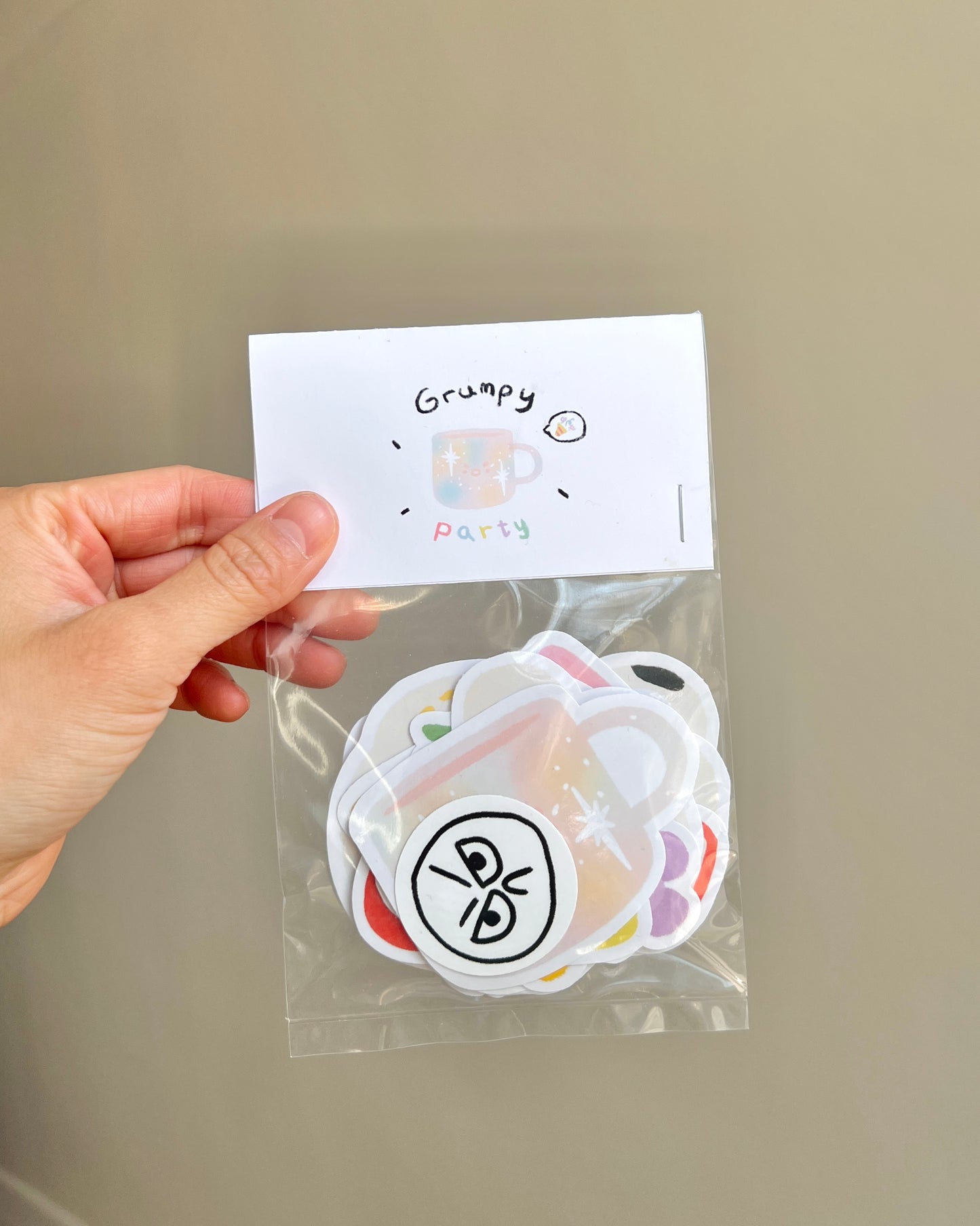 Grumpy Party Sticker Pack