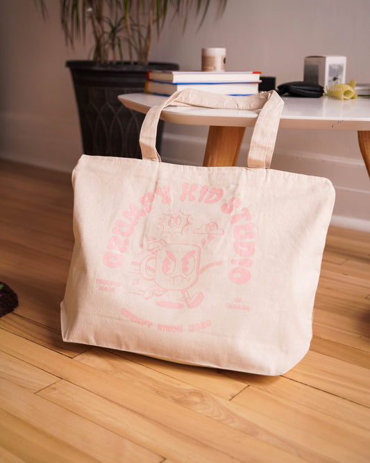 Grumpy Tote with ZIPPERS