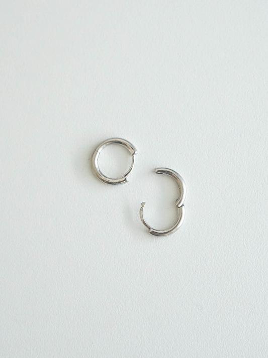 Silver Hoops (pair)