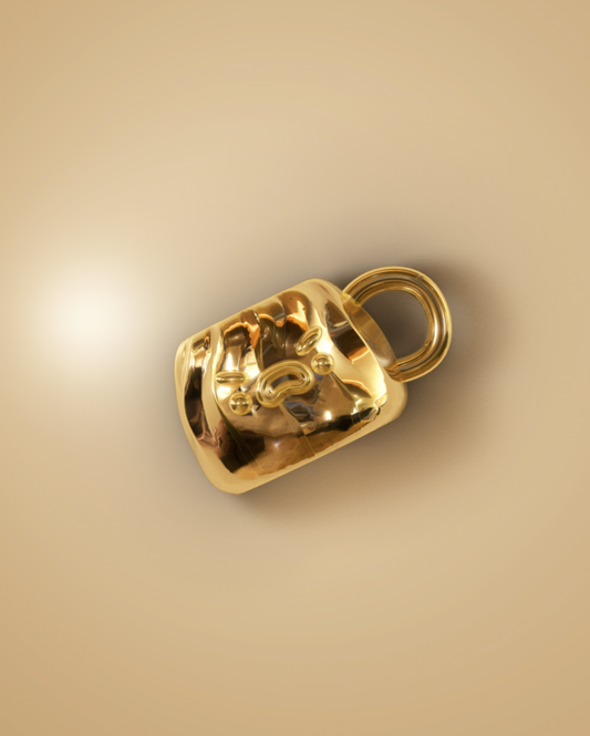 Gold Bao Charm