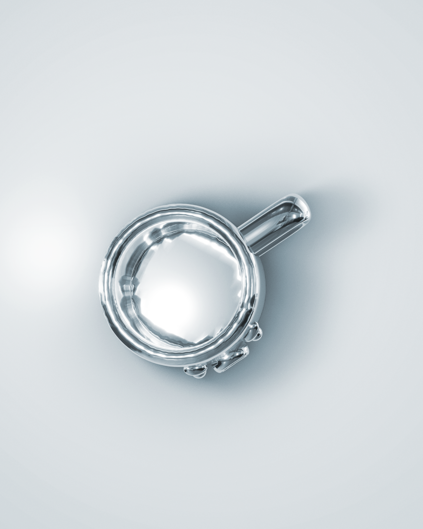Silver Coffee Mug Charm