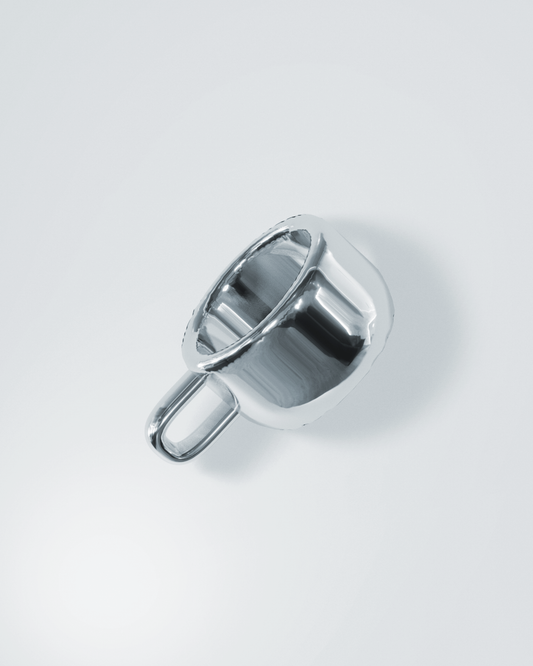 Silver Coffee Mug Charm
