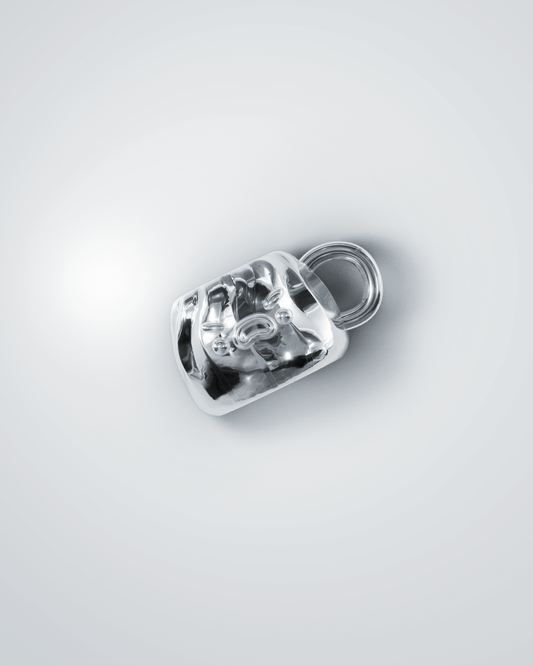 Silver Bao Charm