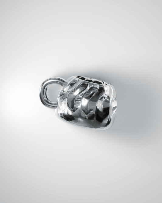 Silver Bao Charm