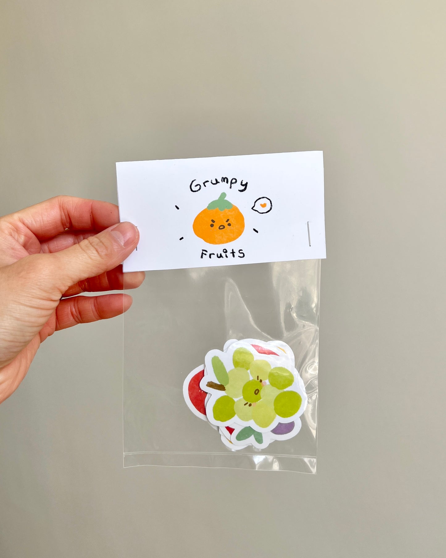 Grumpy Fruit Sticker Pack